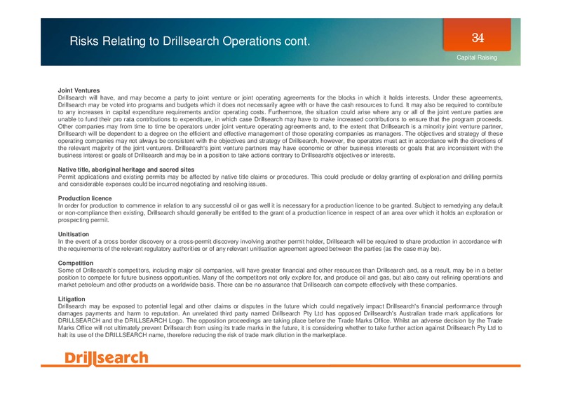 JULY 2012 INVESTOR PRESENTATION – Drillsearch Energy, Ltd. – slide 33
