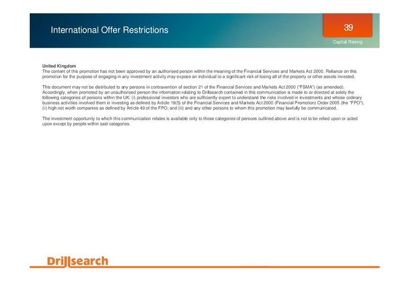 JULY 2012 INVESTOR PRESENTATION – Drillsearch Energy, Ltd. – slide 37