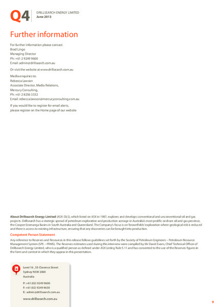 Q4 2013 – Drillsearch Energy, Ltd. – slide 10