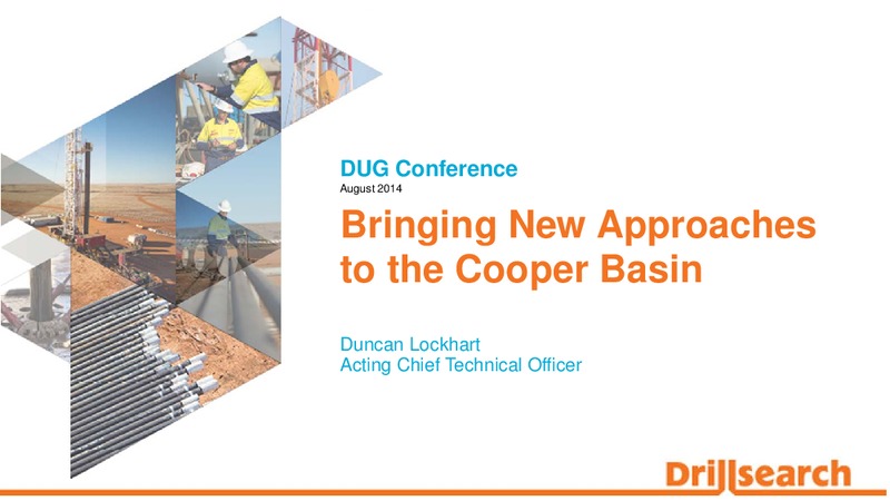 DUG Conference – Drillsearch Energy, Ltd. – slide 1