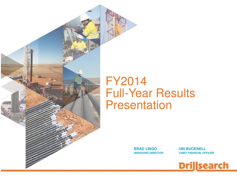 AUGUST 2014 INVESTOR PRESENTATION – Drillsearch Energy, Ltd. – slide 1