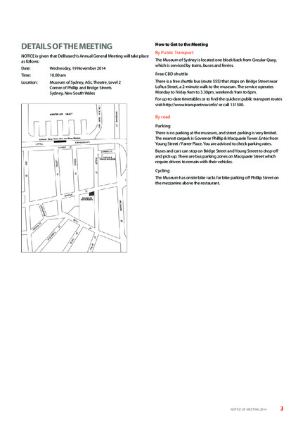 OCTOBER 2014 ANNUAL GENERAL MEETING – Drillsearch Energy, Ltd. – slide 3