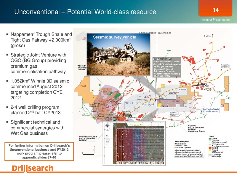 OCTOBER 2012 INVESTOR PRESENTATION – Drillsearch Energy, Ltd. – slide 14