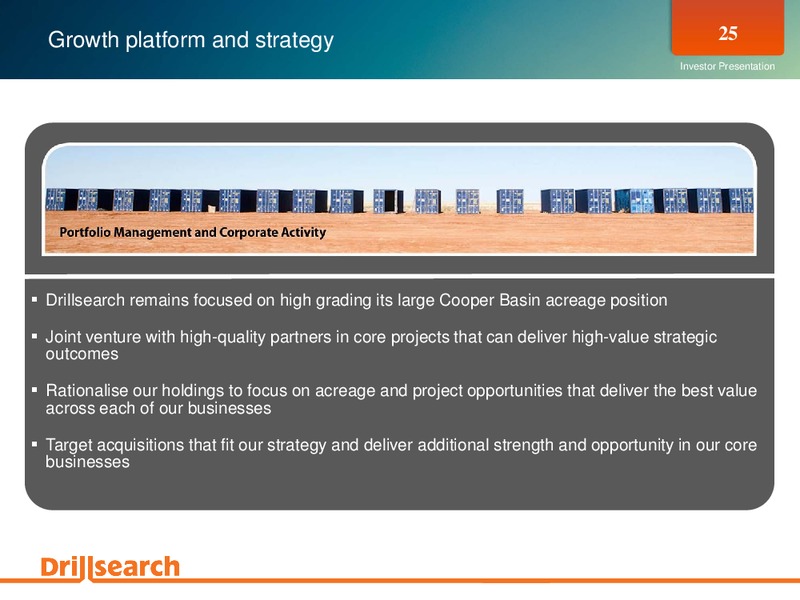 OCTOBER 2012 INVESTOR PRESENTATION – Drillsearch Energy, Ltd. – slide 24
