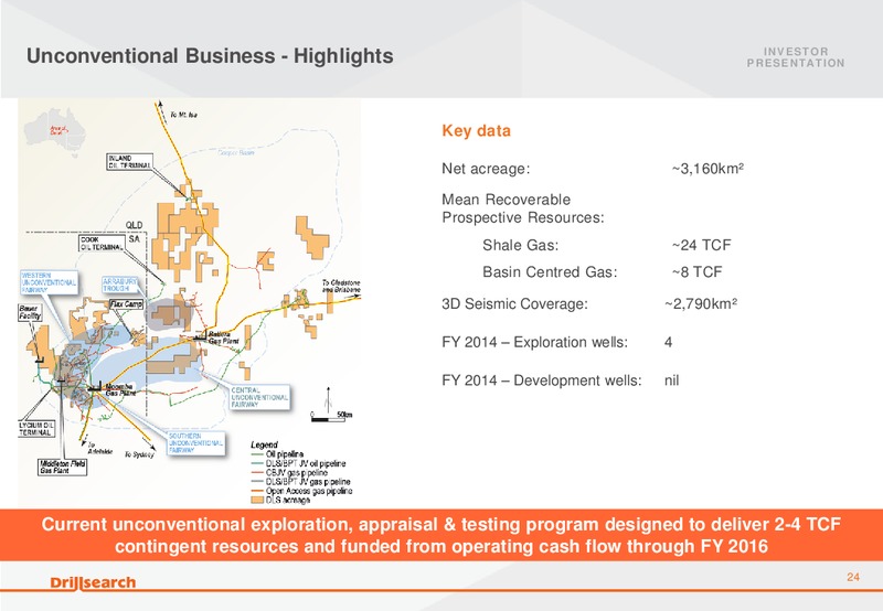 OCTERBER 2013 INVESTOR PRESENTATION – Drillsearch Energy, Ltd. – slide 24