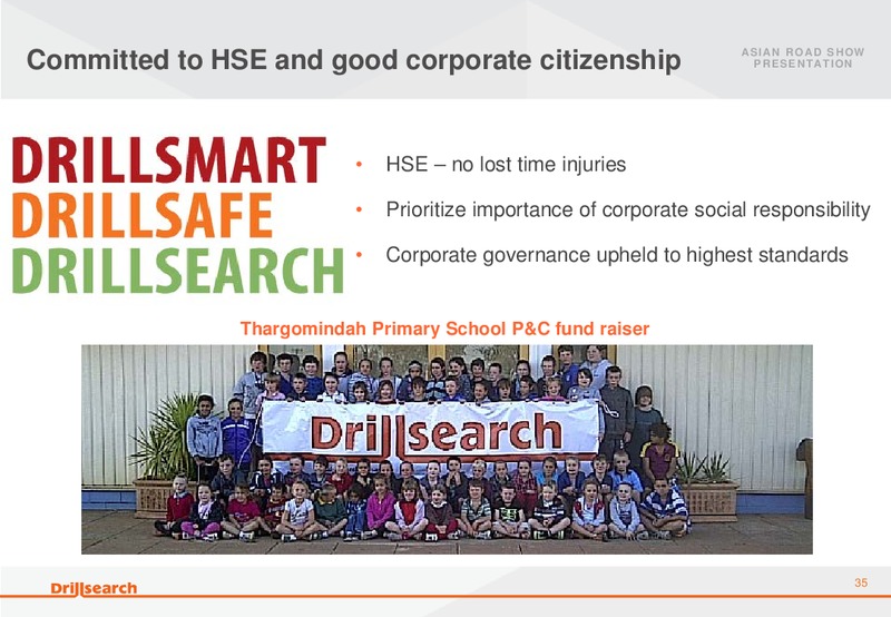 Asian Road Show Presentation – Drillsearch Energy, Ltd. – slide 35