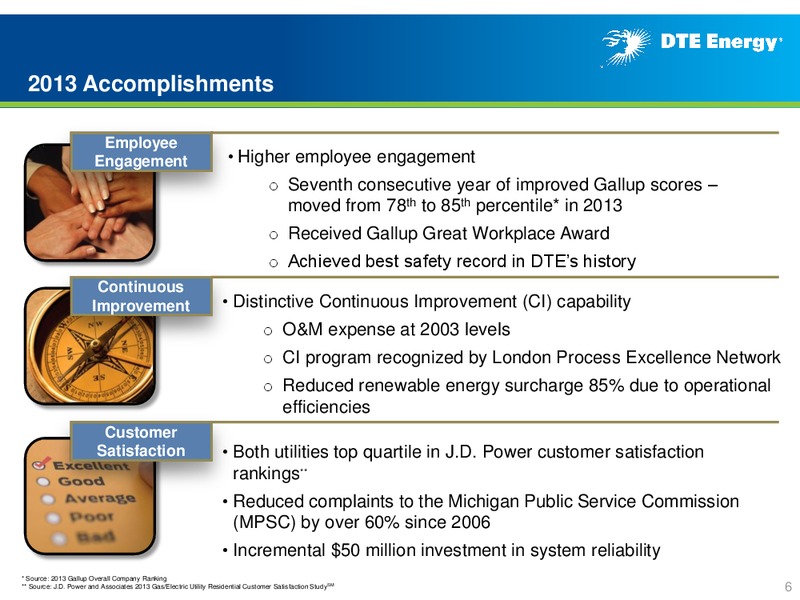 Year End 2013 Earnings Conference Call – DTE Energy Co. – slide 5