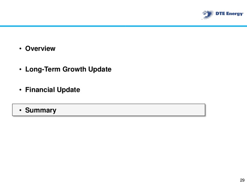 Business Update – DTE Energy Co. – slide 28