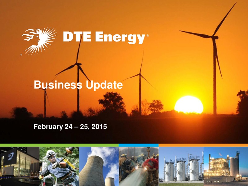 Business Update – DTE Energy Co. – slide 1