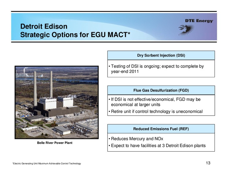 Business Update – Dte Gas and Oil Company – slide 12