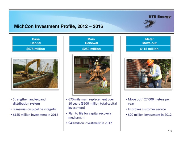 UBS Natural Gas Electric Power and MLP Conference – Dte Gas and Oil Company – slide 12