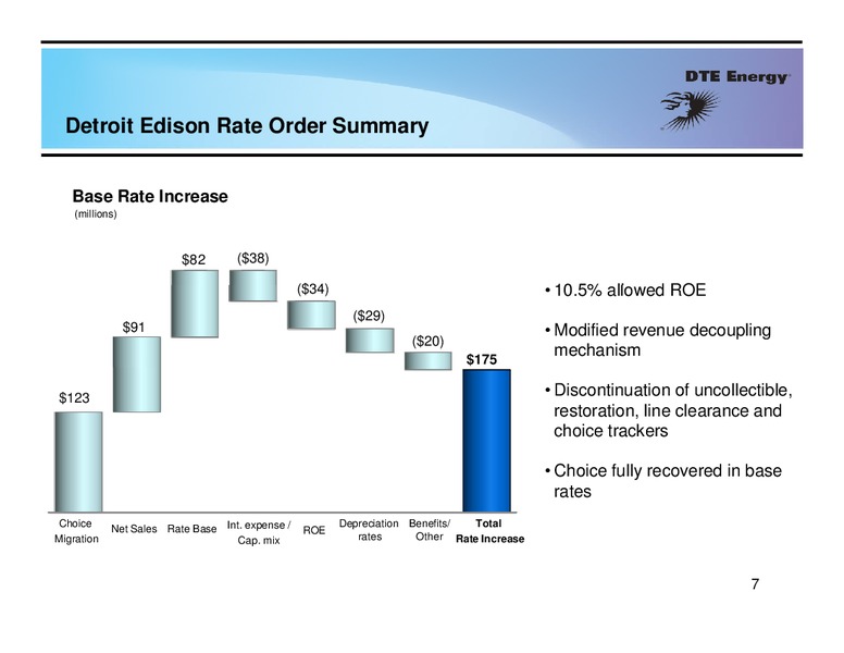 3rd Quarter 2011 Earnings Conference Call – Dte Gas and Oil Company – slide 6