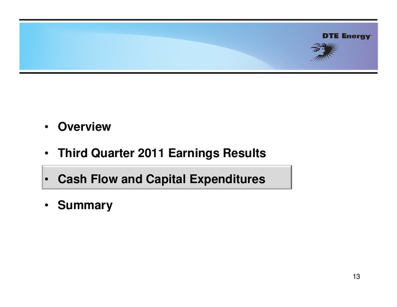 3rd Quarter 2011 Earnings Conference Call – Dte Gas and Oil Company – slide 12