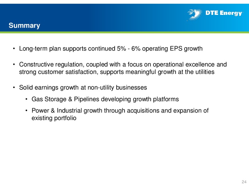 Business Update – DTE Energy Co. – slide 23