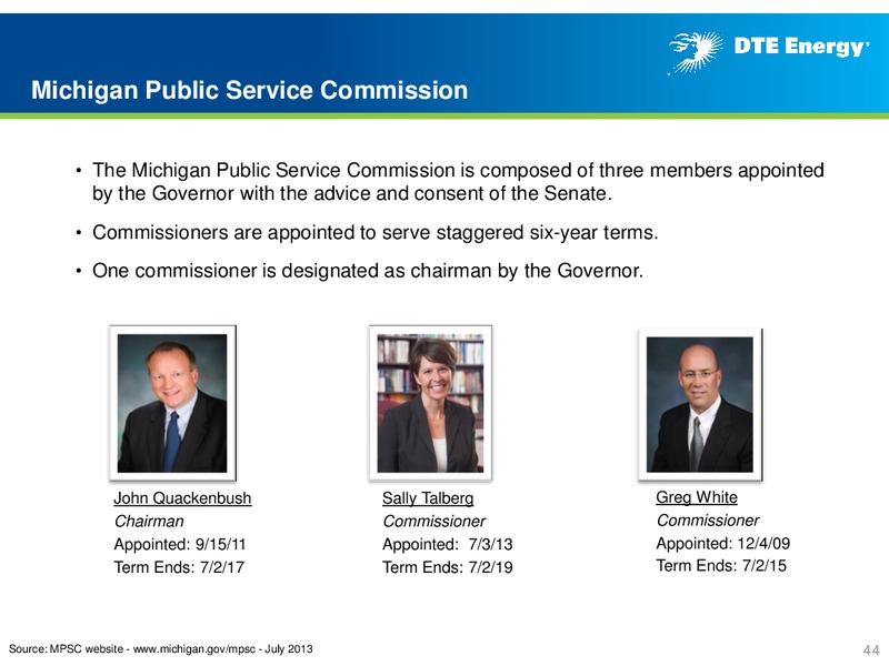 Business Update – DTE Energy Co. – slide 43