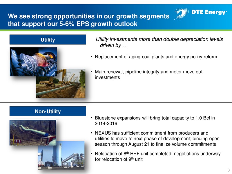 2nd Quarter 2014 Earnings Conference Call – DTE Energy Co. – slide 7