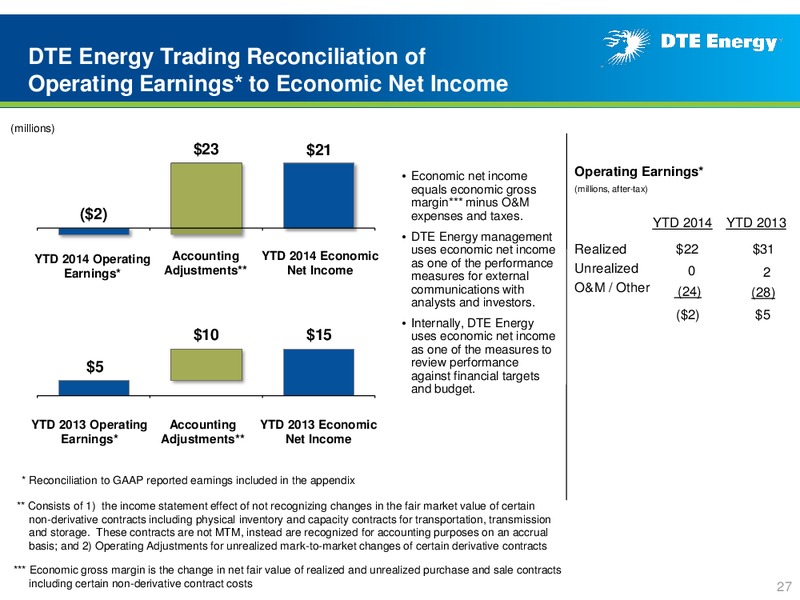 2nd Quarter 2014 Earnings Conference Call – DTE Energy Co. – slide 26