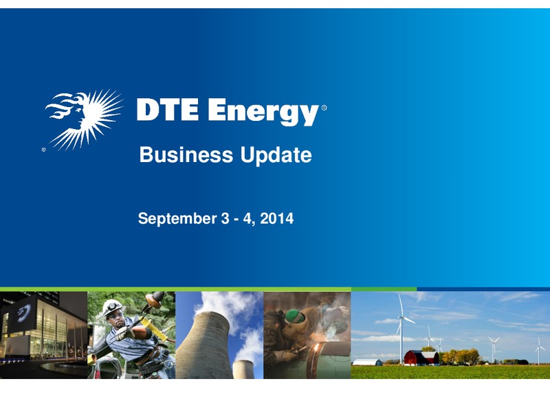 Business Update – DTE Energy Co. – slide 1