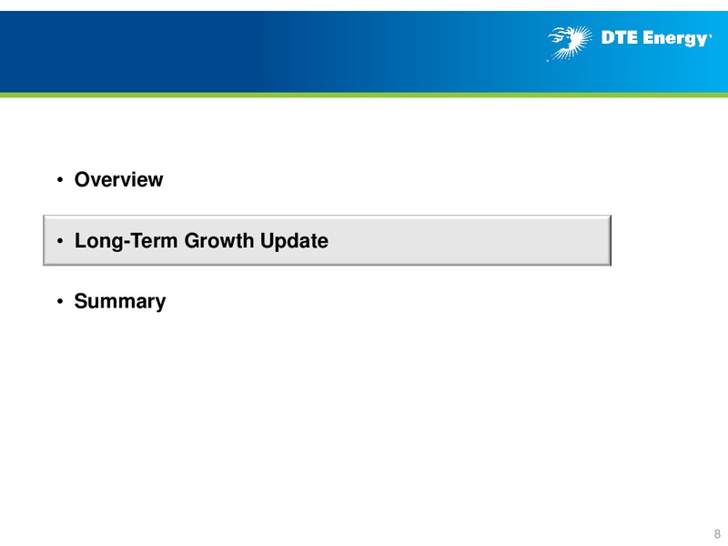 Business Update – DTE Energy Co. – slide 7