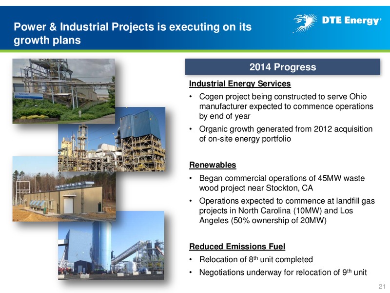 Business Update – DTE Energy Co. – slide 20