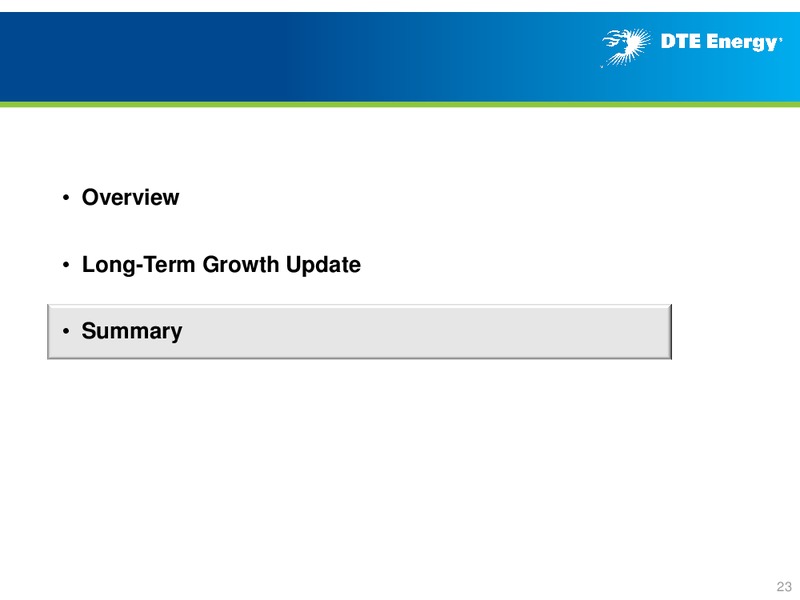Business Update – DTE Energy Co. – slide 22