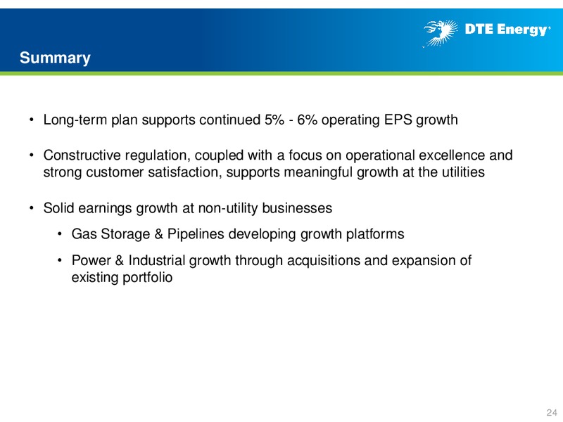 Business Update – DTE Energy Co. – slide 23