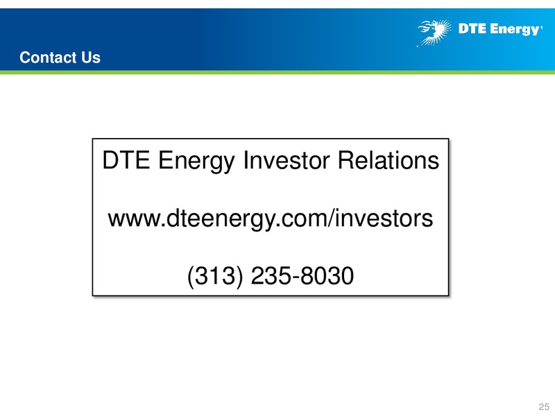 Business Update – DTE Energy Co. – slide 24