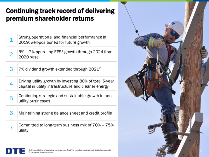 March 2020 Investor Presentation – DTE Energy Co. – slide 4