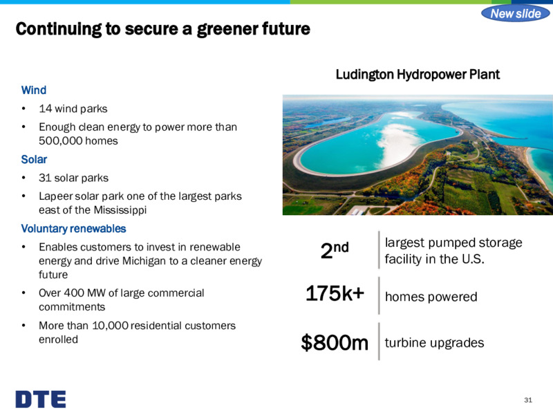 March 2020 Investor Presentation – DTE Energy Co. – slide 31