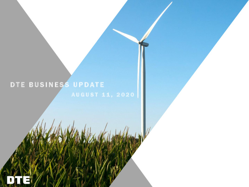Business Update – DTE Energy Co. – slide 1