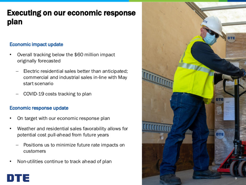 Business Update – DTE Energy Co. – slide 9