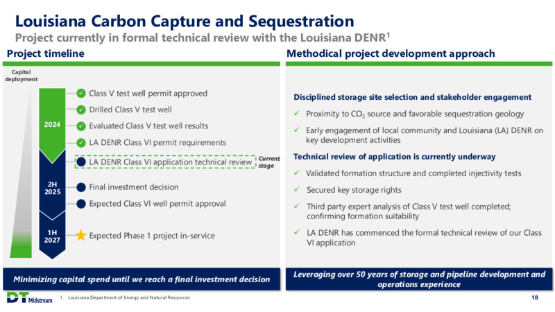 2Q 2025 Earnings Call – DTE Midstream – slide 18