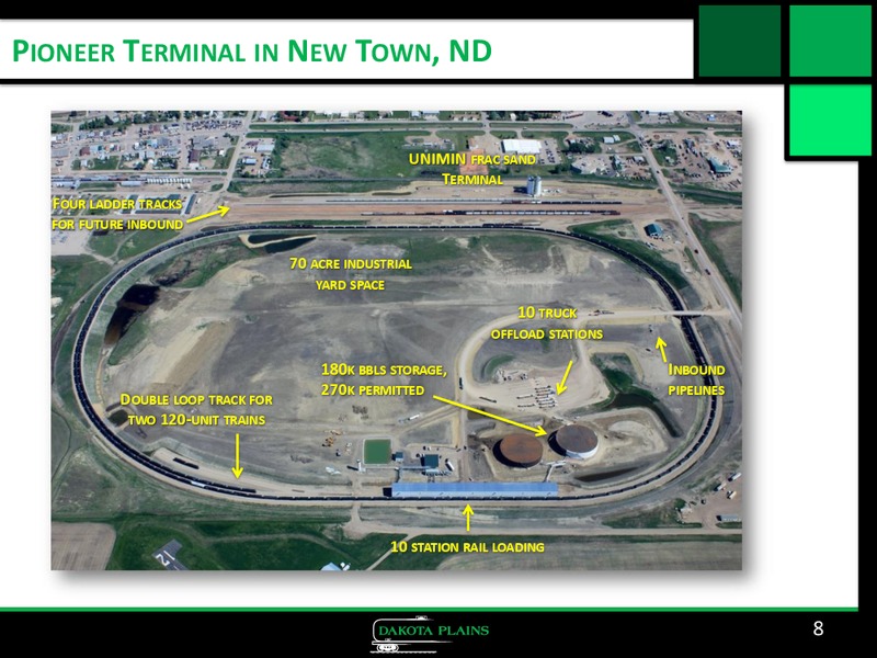 CORPORATE PRESENTATION – Dakota Plains Holdings Inc. – slide 7