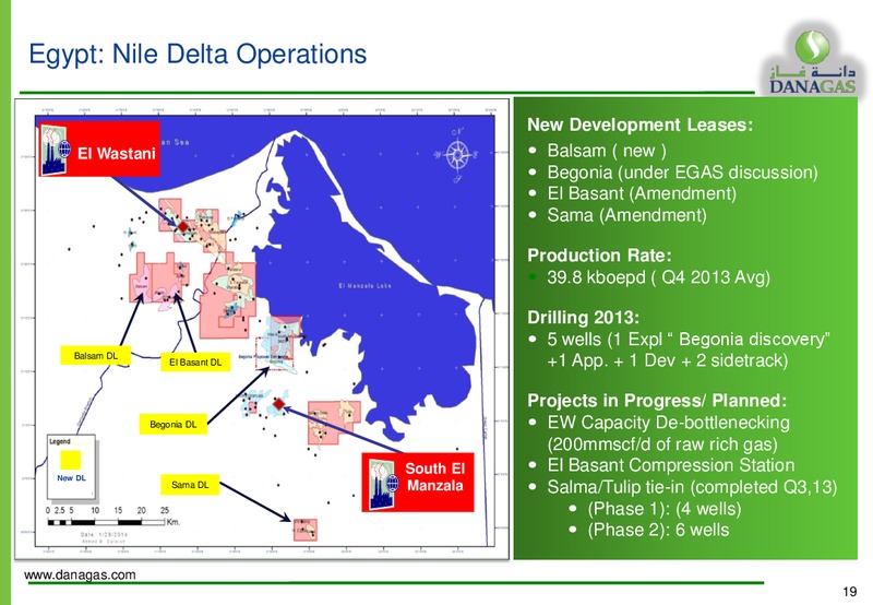 2013 PRELIMINARY RESULTS – Dana Gas – slide 18