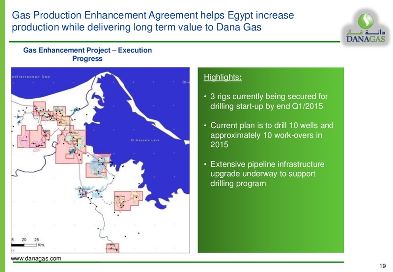 2014 FINANCIAL YEAR RESULTS – Dana Gas – slide 18