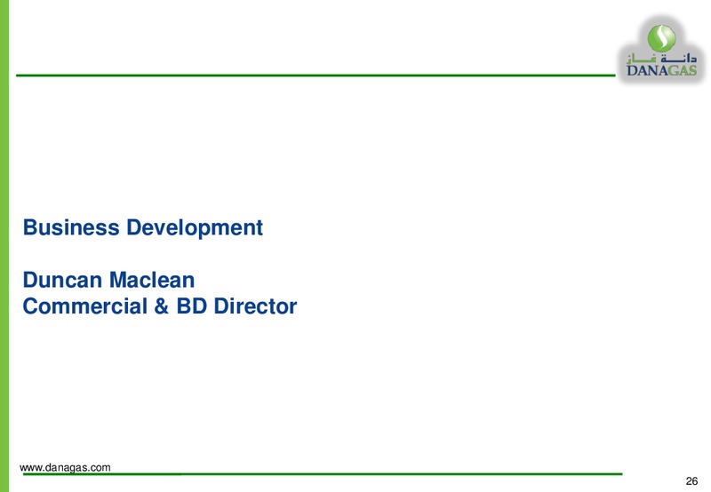 2014 FINANCIAL YEAR RESULTS – Dana Gas – slide 25