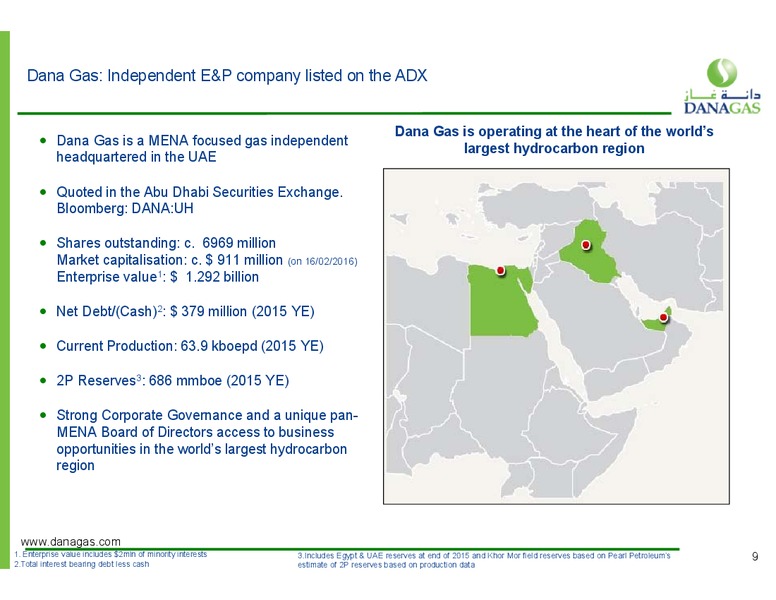 March 2016 Investor Presentation – Dana Gas – slide 6