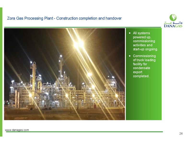 March 2016 Investor Presentation – Dana Gas – slide 20