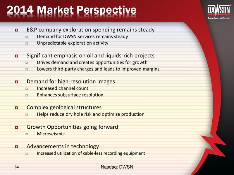 ENERCOM CONFERENCE – Dawson Geophysical – slide 12