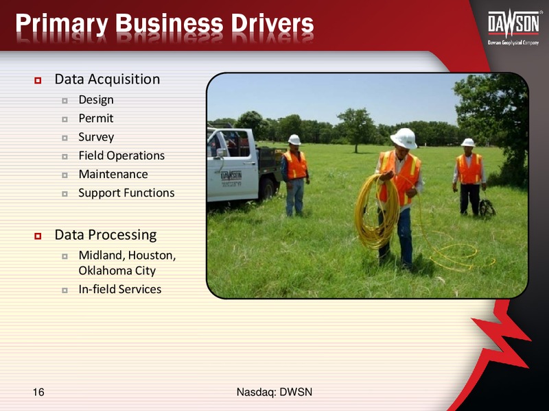 ENERCOM CONFERENCE – Dawson Geophysical – slide 14