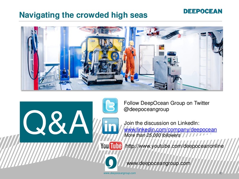 Pareto Oil and Offshore Conference – DeepOcean Group – slide 20