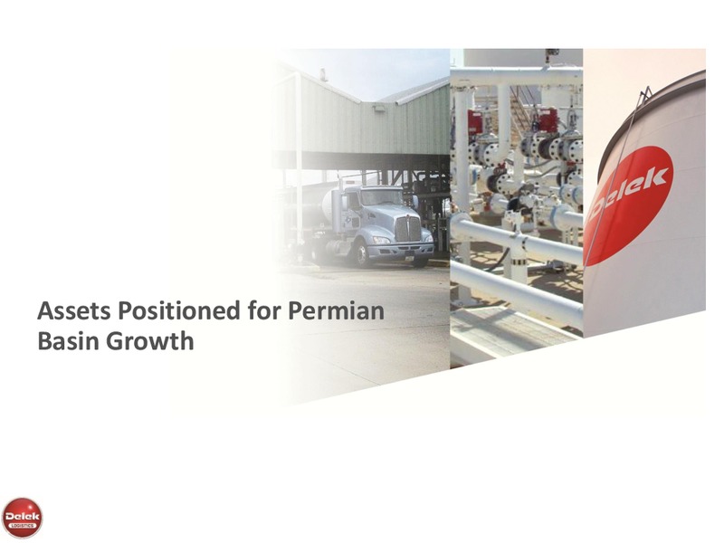 MLP and Energy Infrastructure Conference – Delek Logistics Partners, LP – slide 9