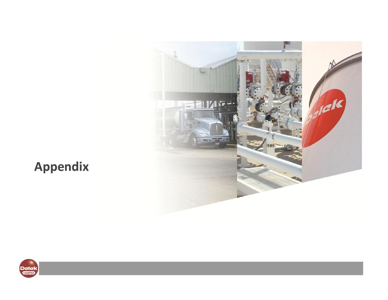 August 2015 Investor Presentation – Delek Logistics Partners, LP – slide 22