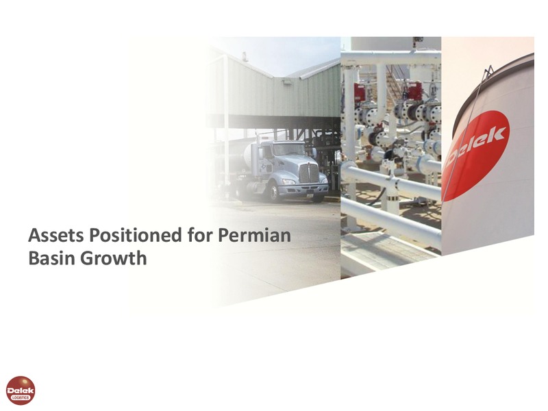 Investor Presentation – Delek Logistics Partners, LP – slide 9