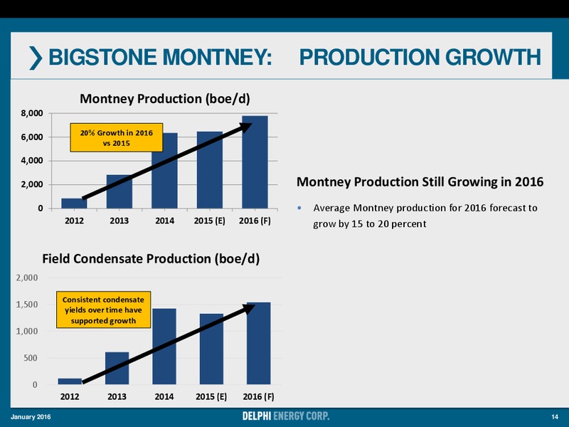 January 2016 Corporate Presentation – Delphi Energy Corp. – slide 13