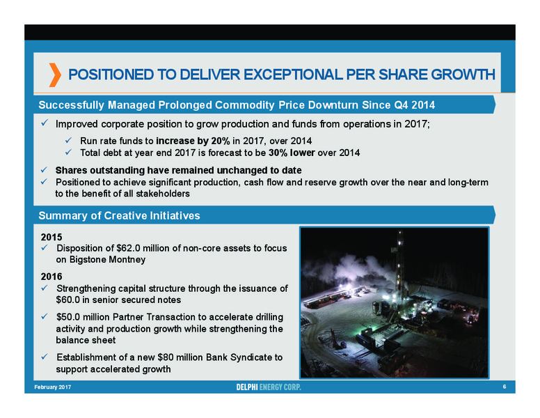 February 2017 Corporate Presentation – Delphi Energy Corp. – slide 5