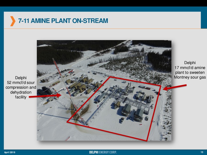 April 2019 Corporate Presentation – Delphi Energy Corp. – slide 13