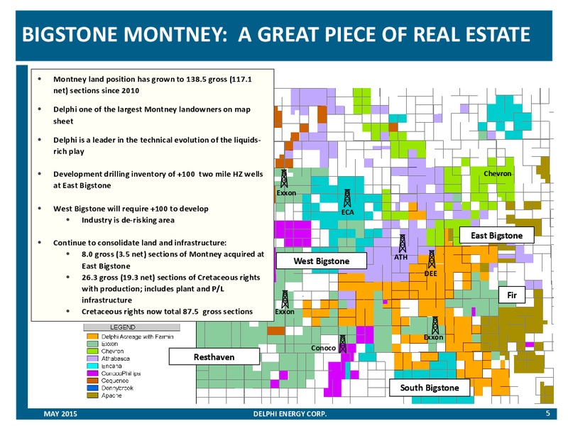 May 2015 Corporate Presentation – Delphi Energy Corp. – slide 4