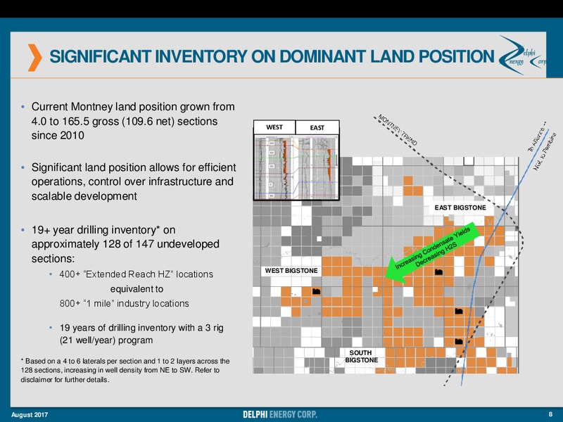 August 2017 Investor Presentation – Delphi Energy Corp. – slide 6