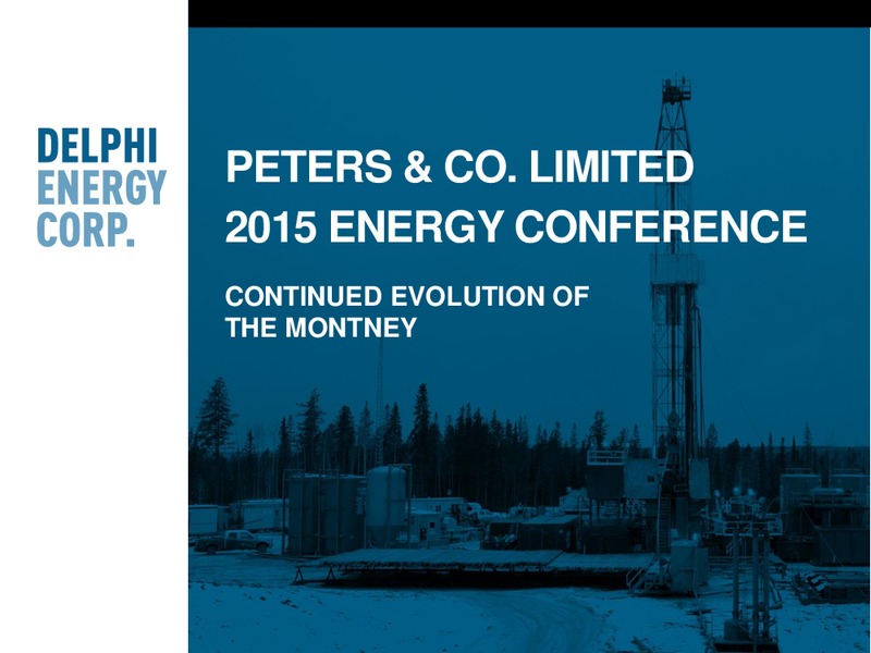 Peters and Company Limited Energy Conference – Delphi Energy Corp. – slide 1